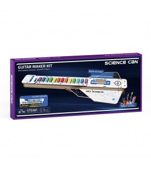 Joc STEM DIY Chitara Electrica Interactiva, TopBright - Chitară copii