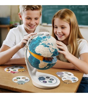 Joc STEM Glob pamantesc interactiv, TopBright - Știință și tehnică