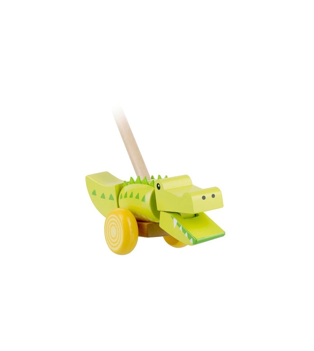 Jucarie de impins crocodil, Orange Tree Toys - Jucării de tras și împins