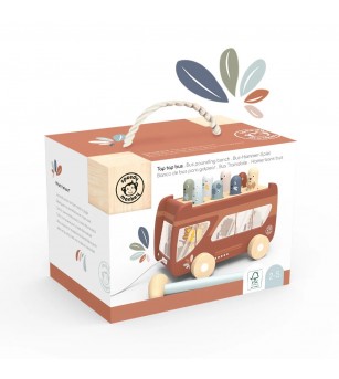 Jucarie de tras autobuz, Speedy Monkey - Jucării de tras și împins