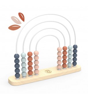 Jucarie educativă Abac curcubeu, Speedy Monkey - Jucării bebeluși