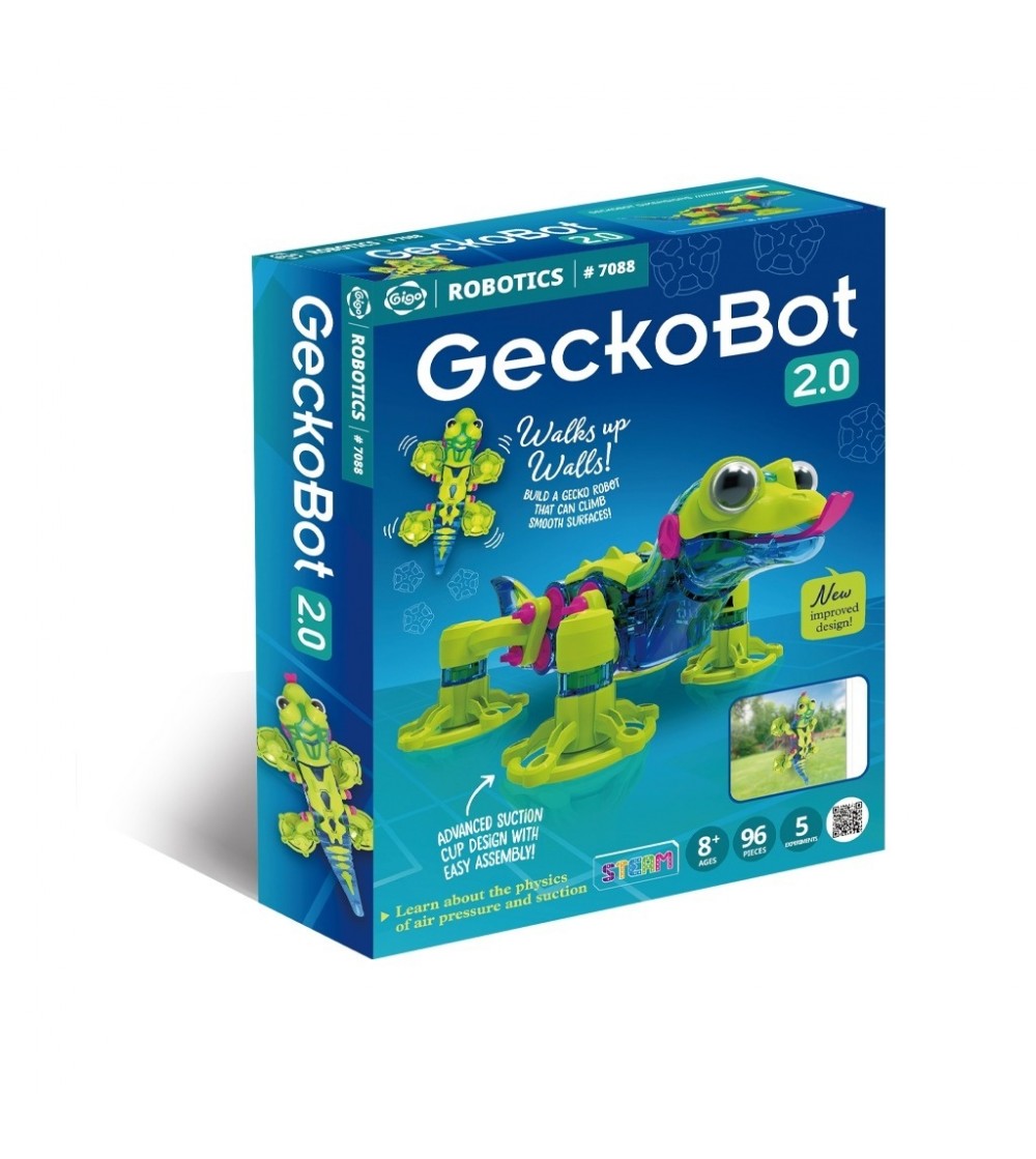 Kit STEM Gecko robotul care se catara, Gigo Toys - Jocuri construcție