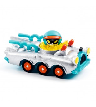 Masina de curse Roller coaster Colectia Crazy Motors, Djeco - Vehicule de jucărie