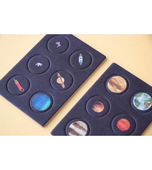 Mini puzzle Planete, Londji - Puzzle copii