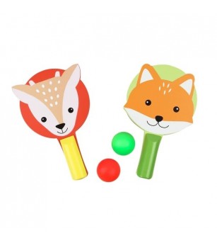 Palete din Lemn – Vulpea si Caprioara, Orange Tree Toys - Jocuri de competiție