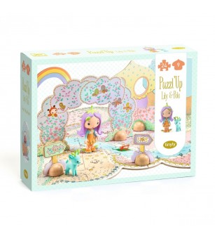 Puzzle 3D Lily Tinypuzz, Djeco - Puzzle 3D