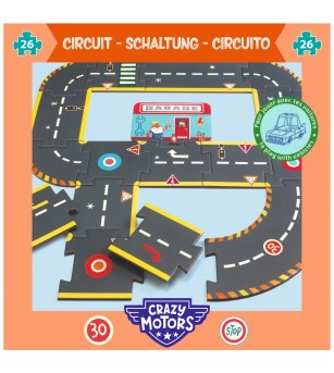 Puzzle Circuit gigant de curse, Djeco - Puzzle copii