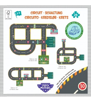 Puzzle Circuit gigant de curse, Djeco - Puzzle copii