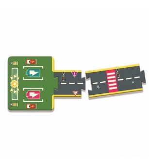 Puzzle Circuit gigant de curse, Djeco - Puzzle copii