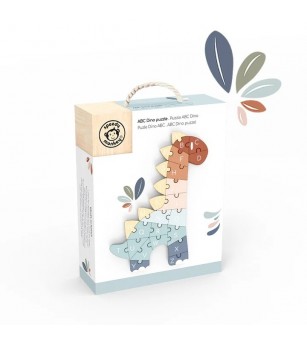 Puzzle din lemn ABC Dino, Speedy Monkey - Puzzle lemn