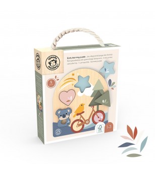 Puzzle educativ din lemn, Speedy Monkey - Puzzle incastru