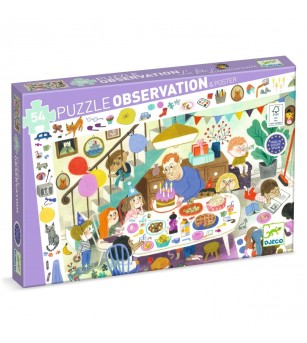 Puzzle Observație Petrecerea , Djeco - Puzzle copii
