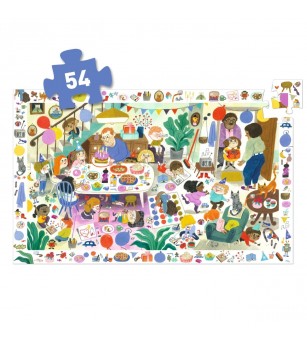 Puzzle Observație Petrecerea , Djeco - Puzzle copii