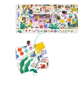 Puzzle Observație Petrecerea , Djeco - Puzzle copii
