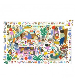 Puzzle Observație Petrecerea , Djeco - Puzzle copii