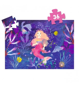 Puzzle Sirena Ella, Djeco - Puzzle copii