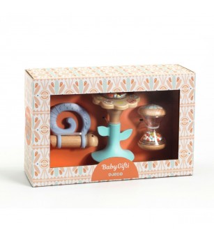 Set 3 jucarii bebe, Djeco - Jucării bebeluși