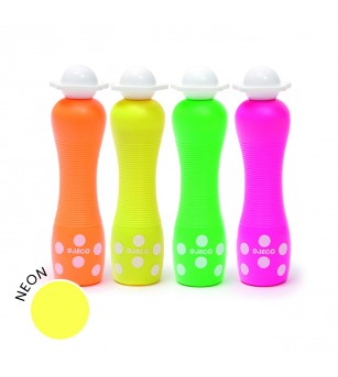 Set 4 markere culori neon pentru bebe, Djeco - Carioci si markere