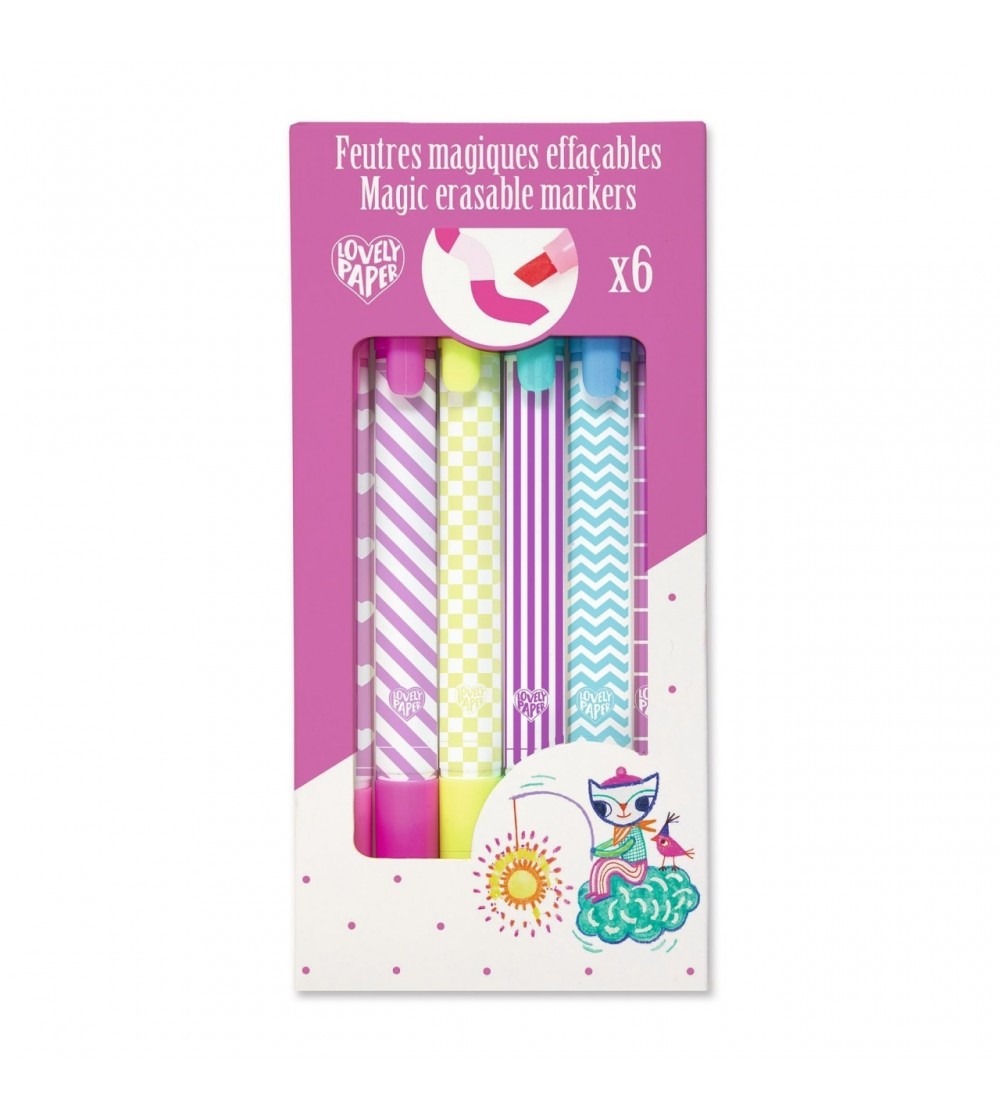 Set 6 carioci magice, Djeco - Carioci si markere