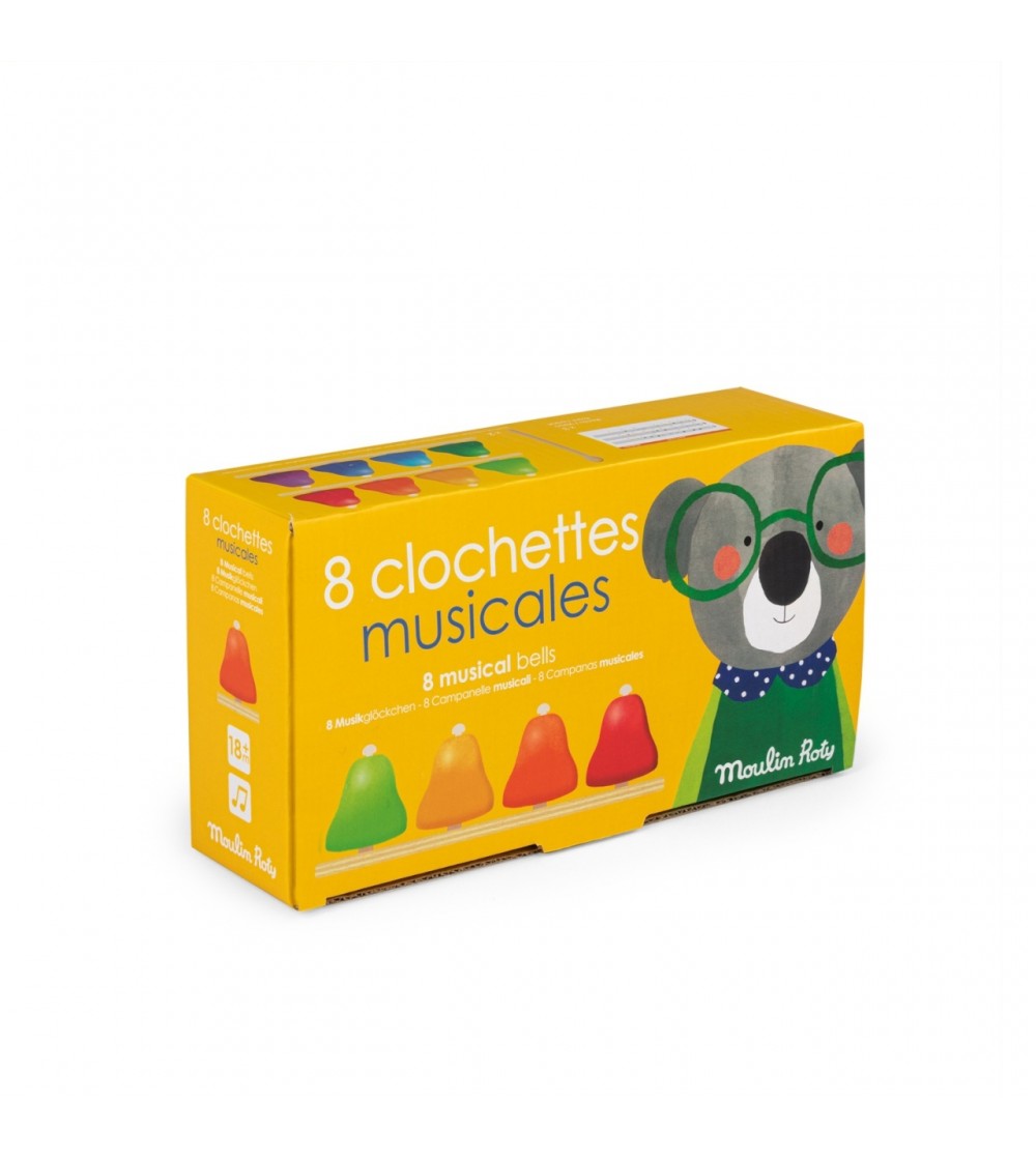 Set 8 clopotei muzicali, Moulin Roty - Alte instrumente muzicale