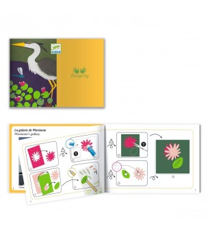 Set creativ 3D din hârtie, Djeco - Seturi cu hârtie și quilling