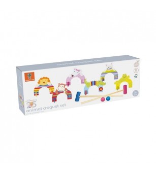 Set crocket din lemn cu animale, Orange Tree Toys - Jocuri de competiție