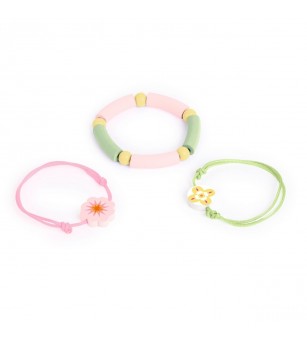 Set de bijuterii Bratarile lui Cécile, Djeco - Seturi cu mărgele și brățări