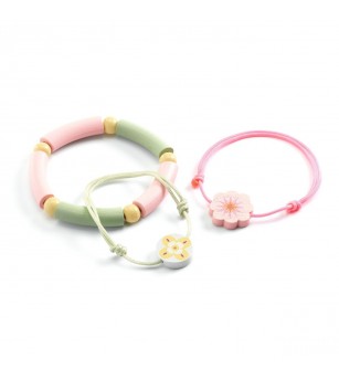 Set de bijuterii Bratarile lui Cécile, Djeco - Seturi cu mărgele și brățări