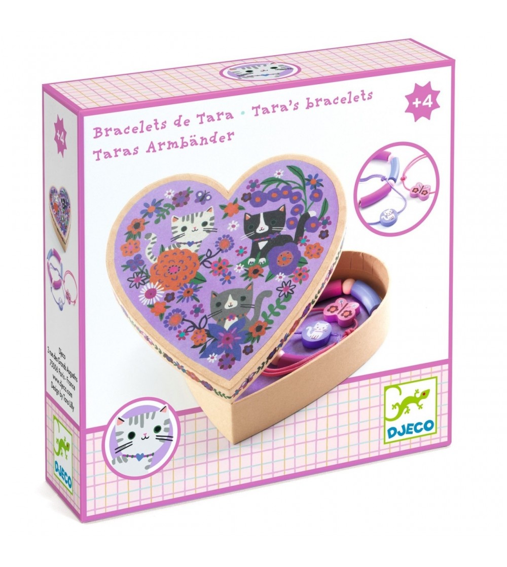 Set de bijuterii Bratarile Tarei, Djeco - Seturi cu mărgele și brățări