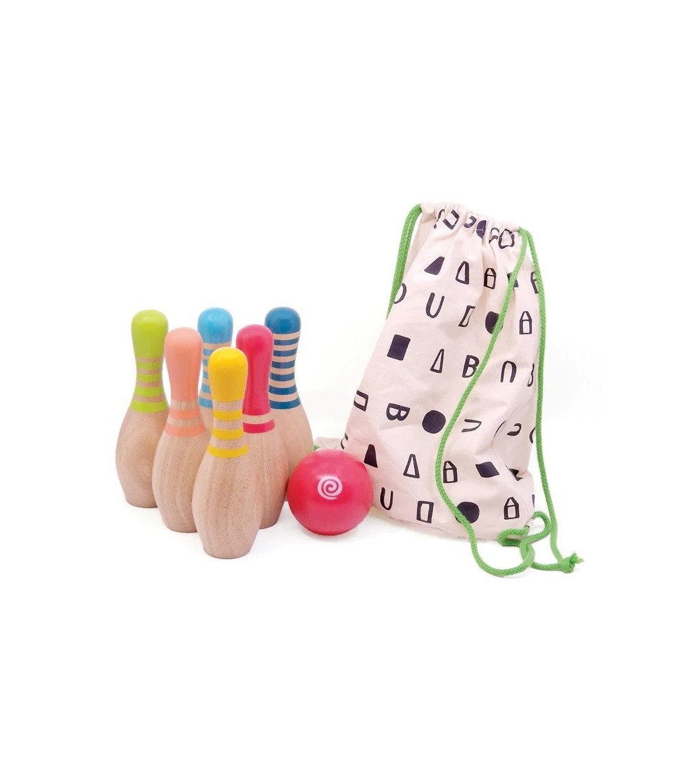Set de bowling din lemn, Svoora - Popice și bowling