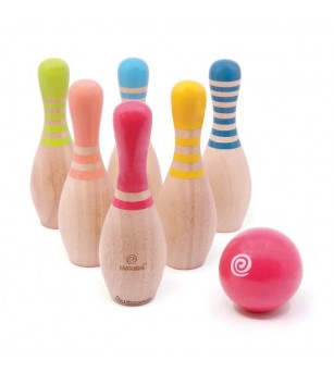 Set de bowling din lemn, Svoora - Popice și bowling
