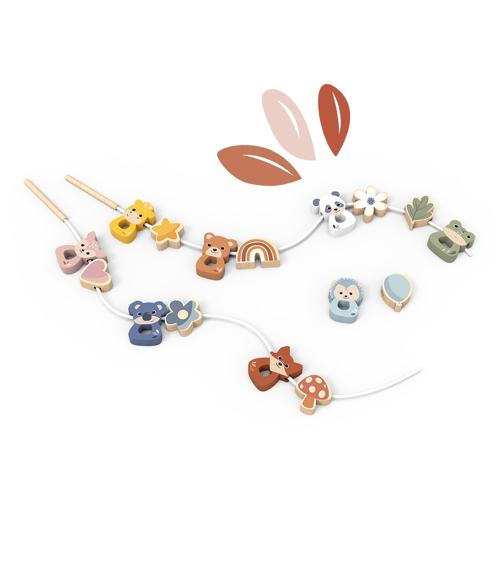 Set figurine de insirat, Speedy Monkey - Jucării de lemn si Montessori