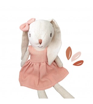 Set iepuras cu accesorii in valiza, Speedy Monkey - Papusi si jucarii de plus