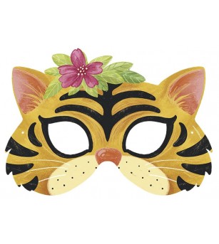 Set masti petrecere Animale exotice, Fridolin - Măști de carnaval