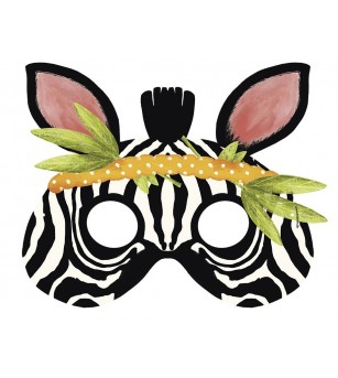 Set masti petrecere Animale exotice, Fridolin - Măști de carnaval