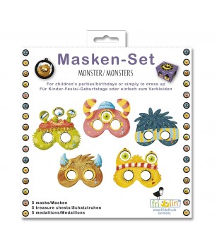Set masti petrecere Monstruletii naravasi, Fridolin - Măști de carnaval