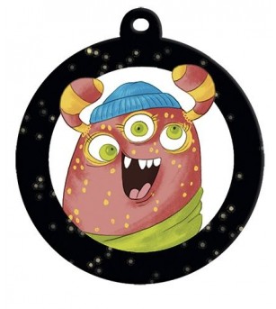 Set masti petrecere Monstruletii naravasi, Fridolin - Măști de carnaval