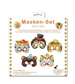 Set masti petrecere Personaje de la circ, Fridolin - Măști de carnaval