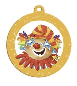 Set masti petrecere Personaje de la circ, Fridolin - Măști de carnaval