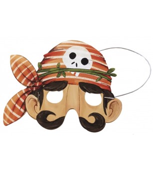 Set masti petrecere pirati, Fridolin - Măști de carnaval