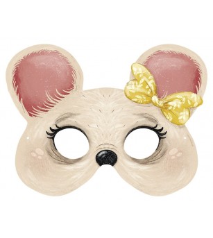 Set masti petrecere Pisica si soarecii, Fridolin - Măști de carnaval