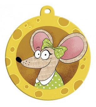 Set masti petrecere Pisica si soarecii, Fridolin - Măști de carnaval