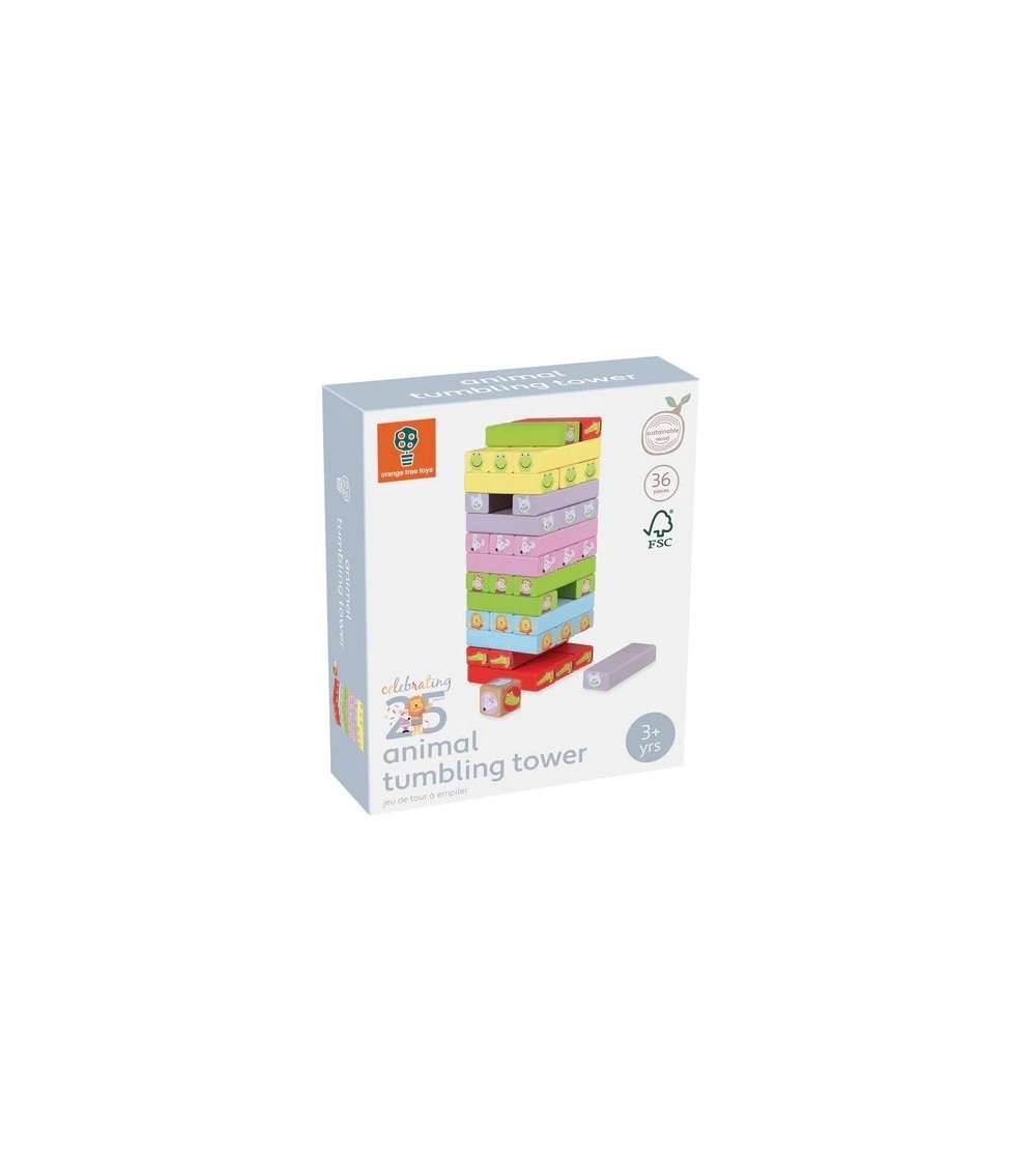 Turn Instabil cu animale, Orange Tree Toys - Jocuri de îndemânare