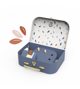 Valiza portabila cu unelte din lemn, Speedy Monkey - Seturi de menaj si bricolaj copii