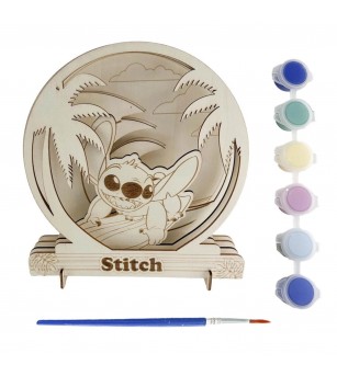 Kit creativ de pictat figurina Stitch din lemn - Figurine de pictat