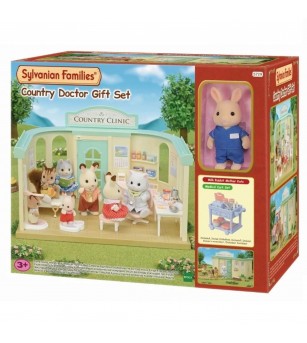 Set Sylvanian Families 5729 - Cabinet medical cu figurina iepuraș - Figurine