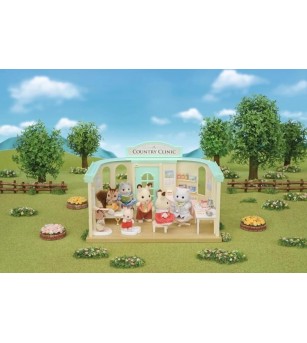 Set Sylvanian Families 5729 - Cabinet medical cu figurina iepuraș - Figurine
