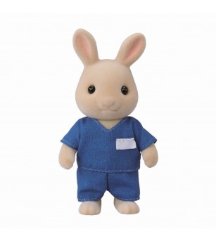 Set Sylvanian Families 5729 - Cabinet medical cu figurina iepuraș - Figurine