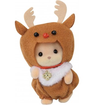 Set Sylvanian Families 5822 - brad de Crăciun și figurine Baby Santa - Figurine
