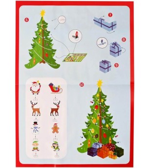 Kit Creativ Wins Holland- Creează-ți propriul Brad de Crăciun - Seturi crafturi copii Crăciun